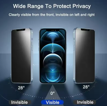 1-5PCS Anti-Spy Glass for iPhone 15 14 13 12 11 Pro Max Mini X XS XR 7 8 6 Plus Privacy Screen Protector For iPhone SE 2020 2022