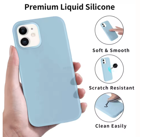 Liquid Silicone Case For Apple iPhone 15 16 14 13 12 11 Pro Max XS XR 16 14 Plus Phone Original Official Style Protective Cover
